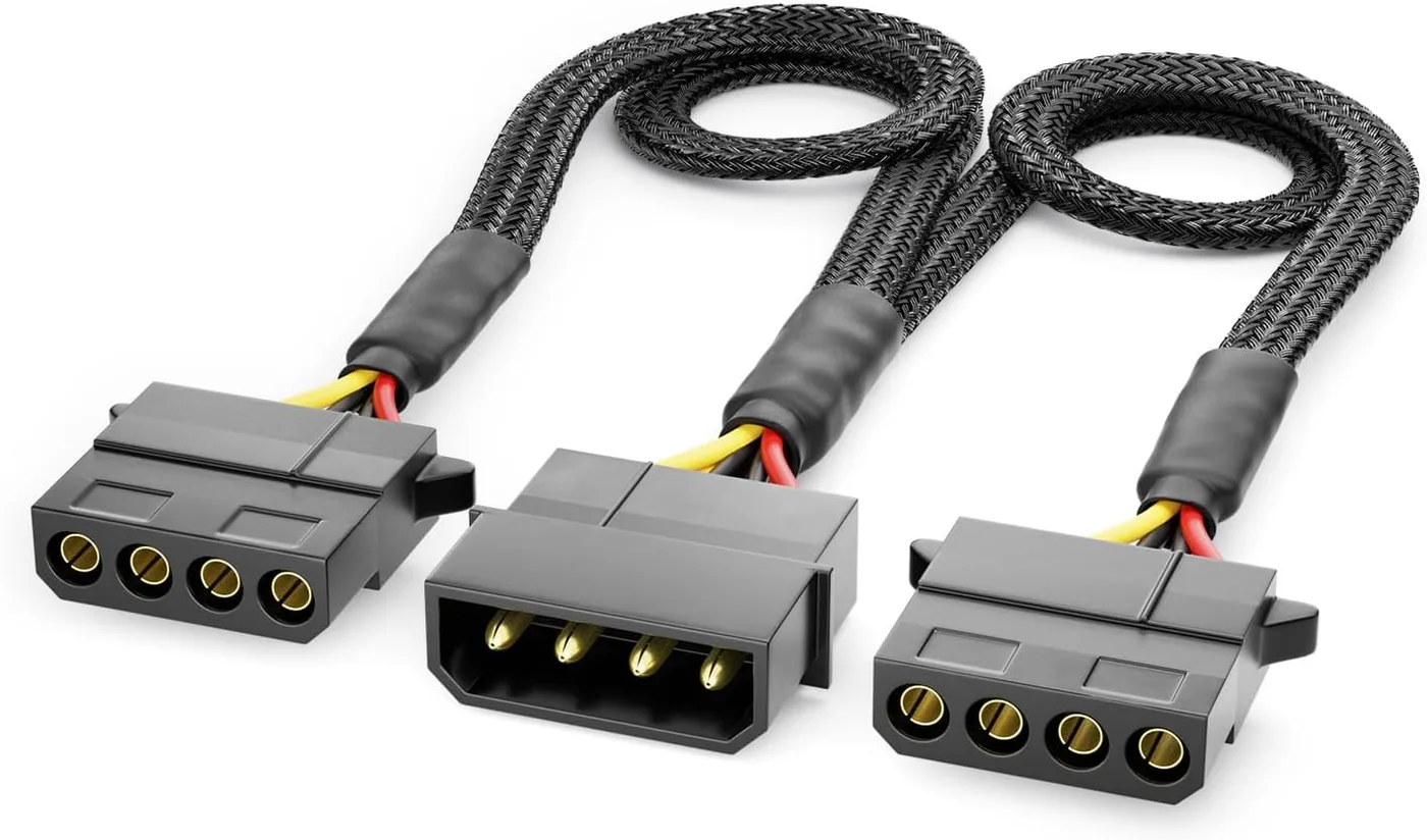 ADAPTER MOLEX NAAR 2X MOLEX