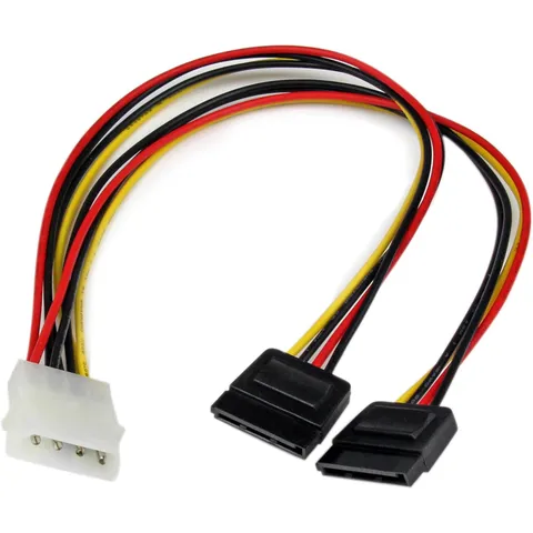 ADAPTER MOLEX NAAR 2X SATA