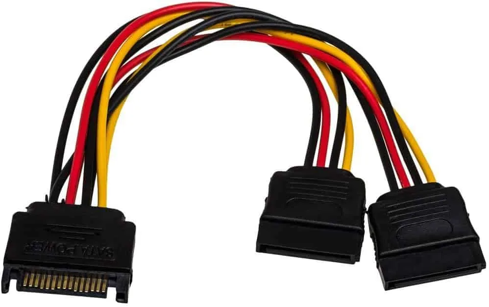 ADAPTER SATA NAAR 2X SATA