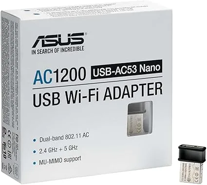 ADAPTER ASUS WIFI-AC1200 USB-AC53 NANO — beeld 2