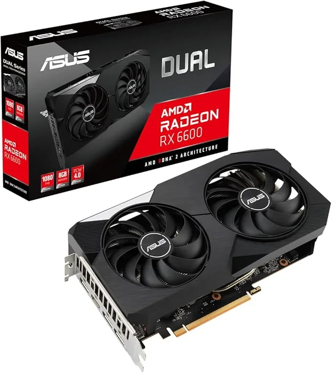AMD RADEON RX 6600 ASUS DUAL 8GB