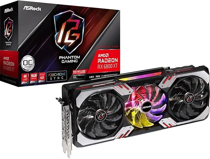 AMD RADEON RX 6800 ASROCK PHANTOM GAMING D OC 16GB