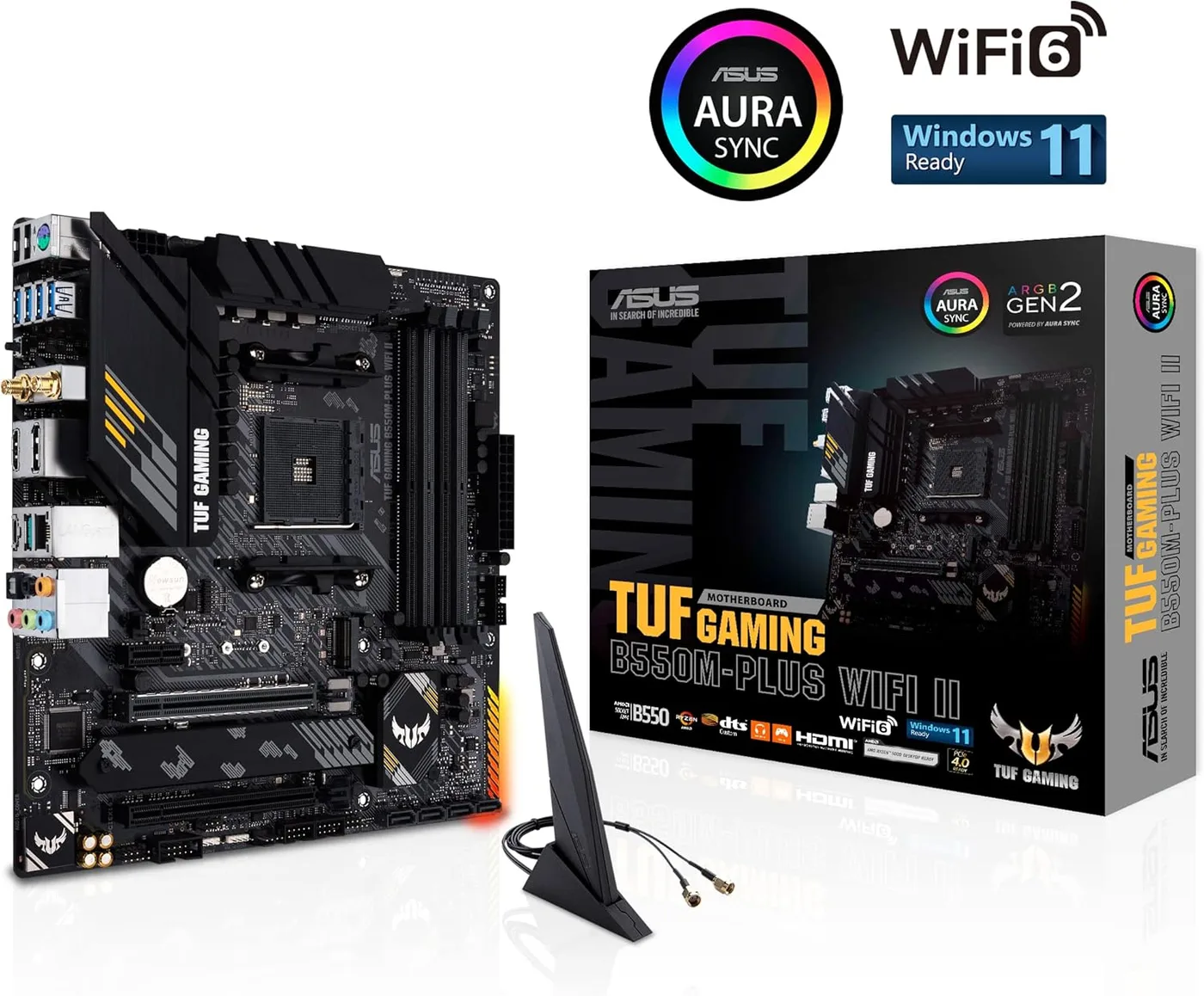 MOEDERBORD ASUS TUF B550M-PLUS WIFI II mATX