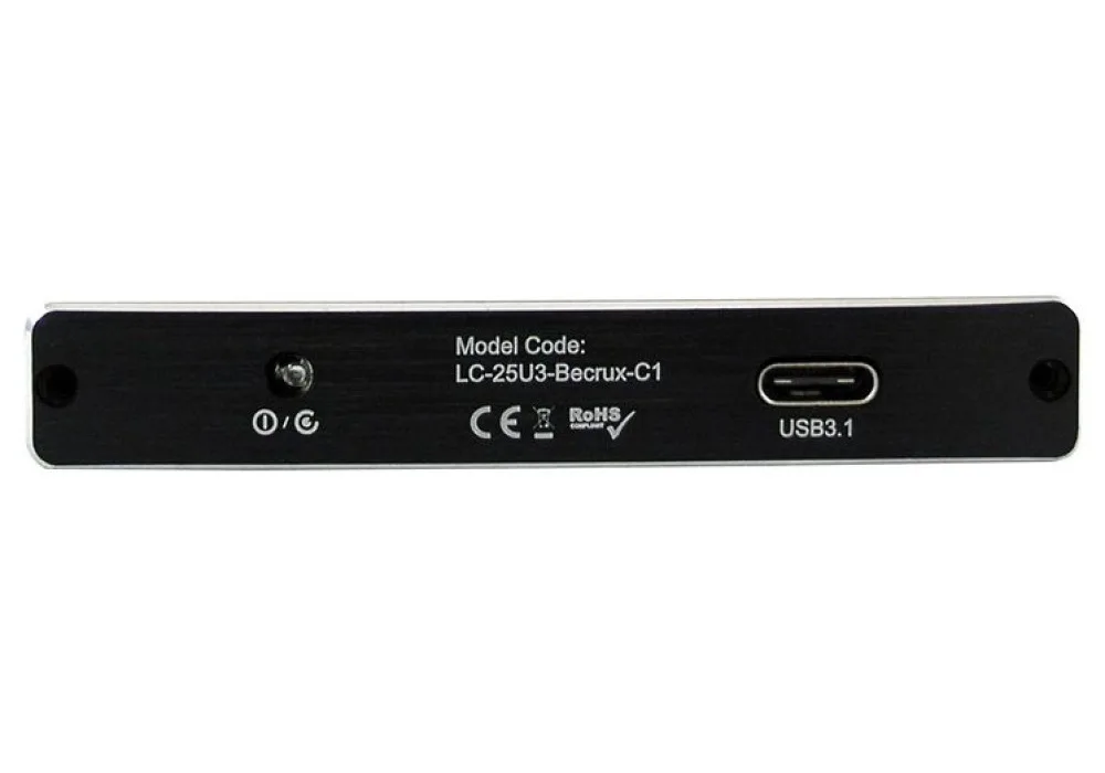 BEHUIZING LC-POWER USB3.1 VOOR SATA-HARDE SCHIJF 2,5″ — beeld 2