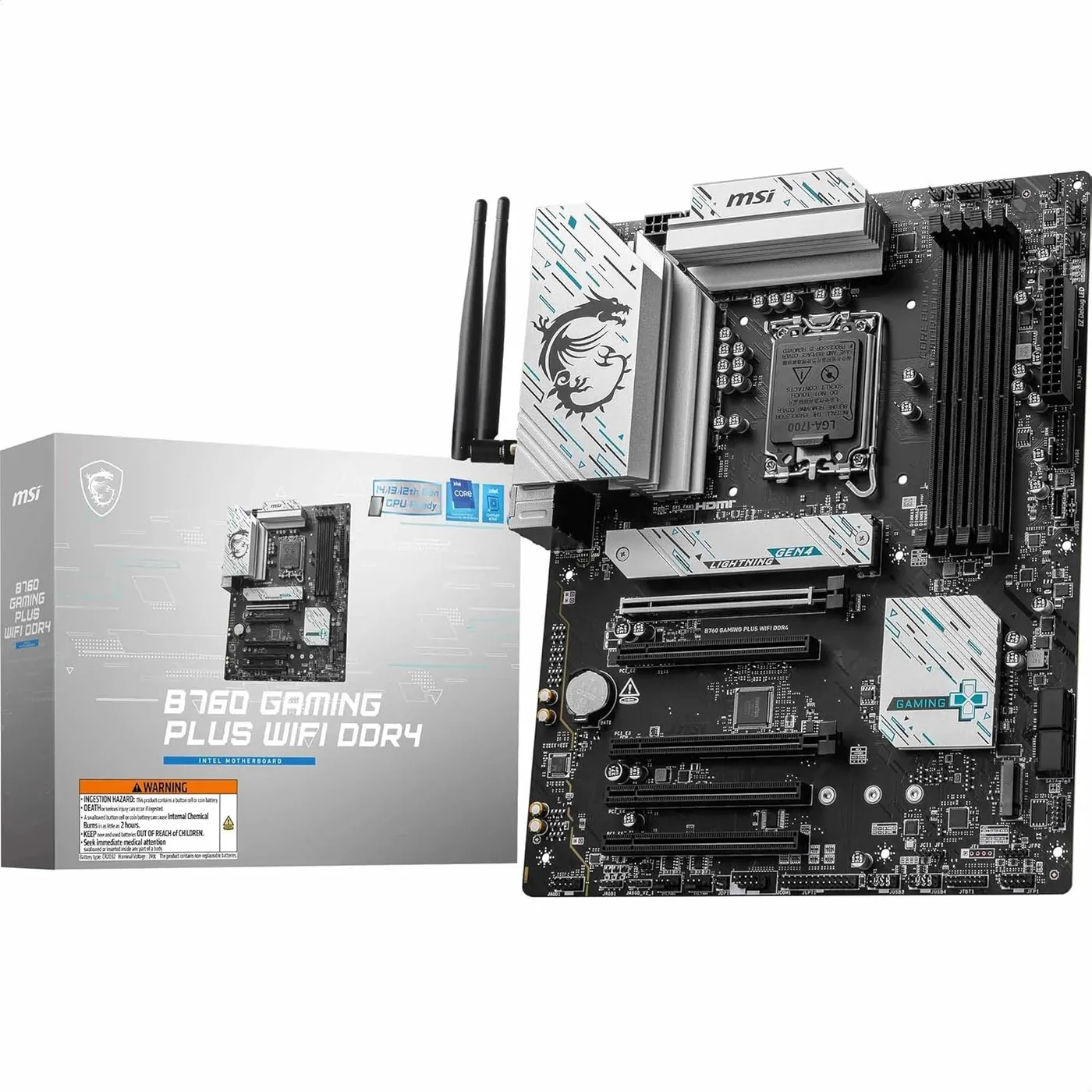 MOEDERBORD MSI B760 GAMING PLUS WIFI ATX