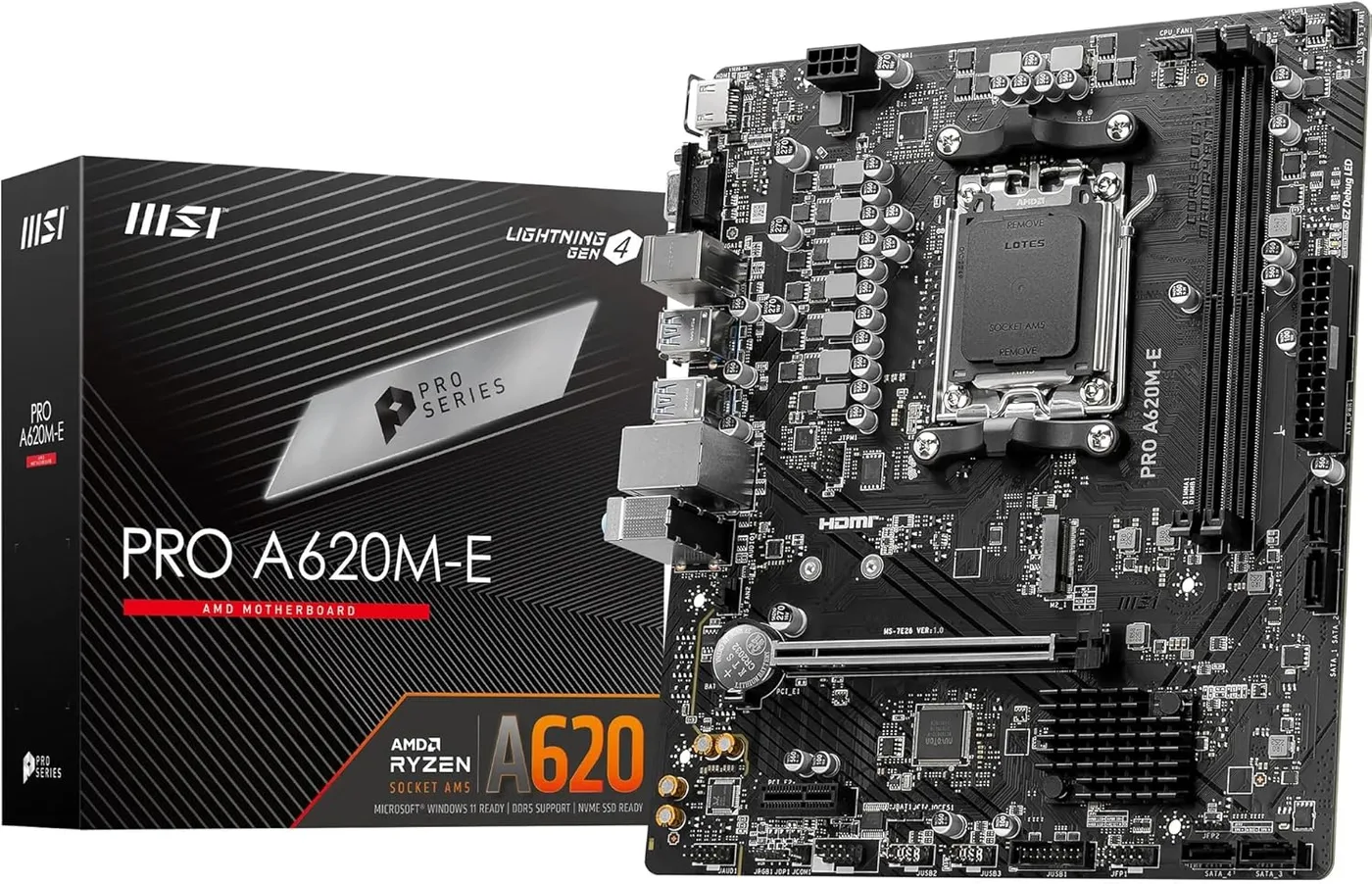 MOEDERBORD MSI PRO A620M-E mATX