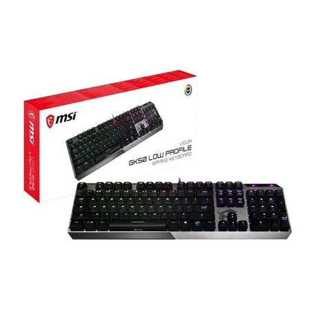 TOETSENBORD MSI VIGOR GK50 LOW PROFILE GAMING RGB