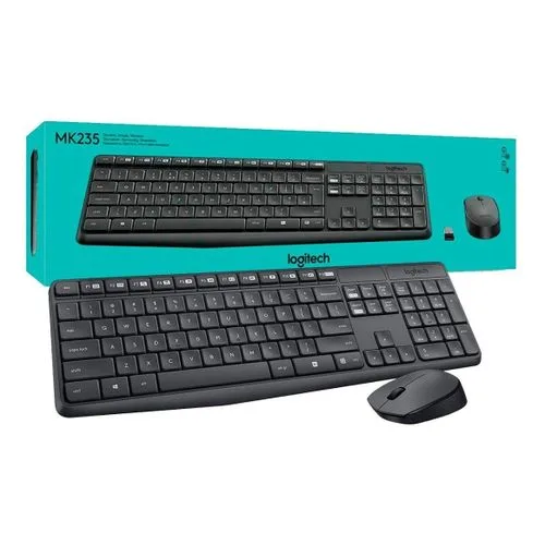 TOETSENBORD / MUIS LOGITECH MK235 BE DRAADLOOS