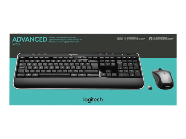 TOETSENBORD / MUIS LOGITECH MK520 FR DRAADLOOS