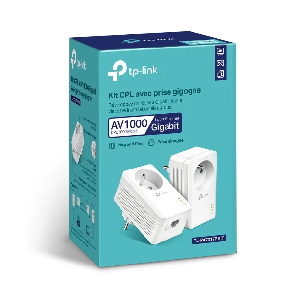 CPL ETHERNET EXTENDER AV1000 TL-PA7017P KIT