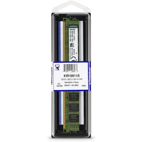 DIMM DDR3 1X8GB 1600MHZ CL11 KINGSTON (KVR16N11-8)