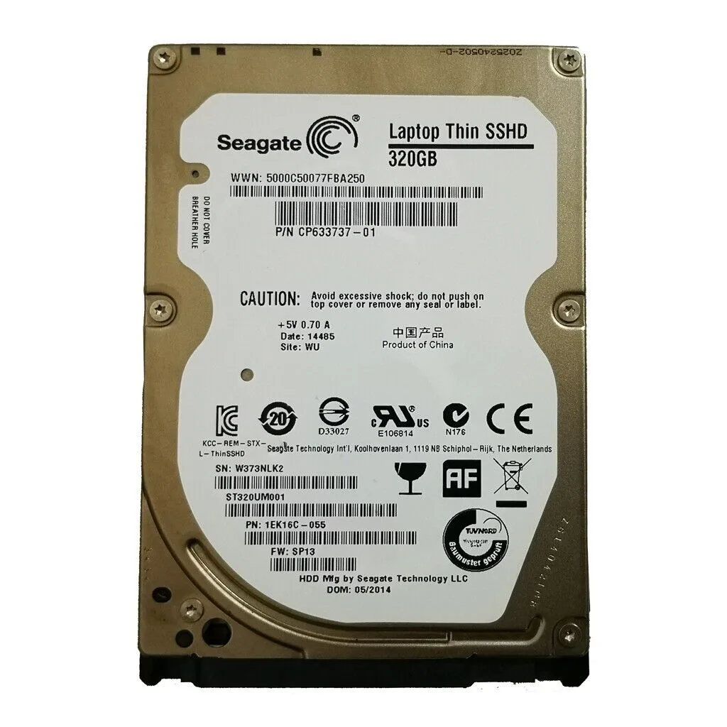 HARDE SCHIJF 2.5″ 320GB SEAGATE REFURBISHED