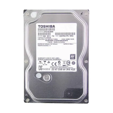 HARDE SCHIJF 3.5″ 500GB TOSHIBA REFURBISHED