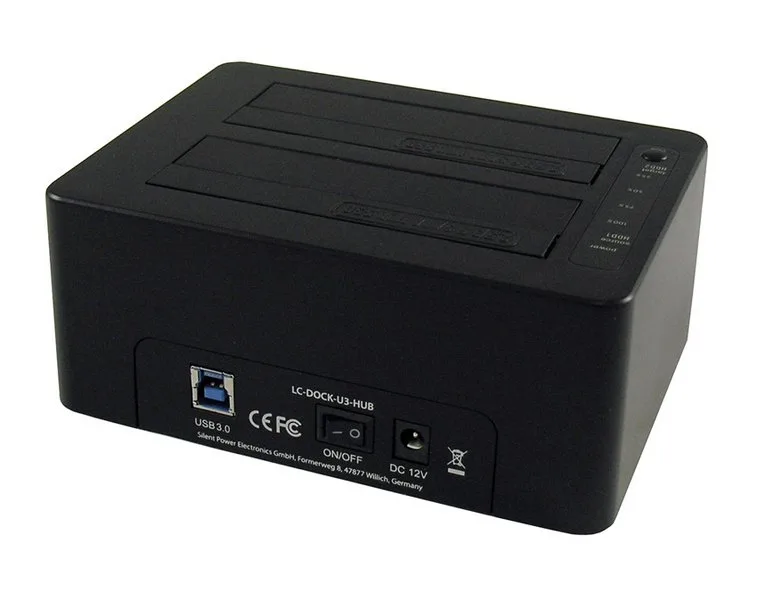 DOCKINGSTATION USB 3.0 + 3 POORTEN USB 3.0