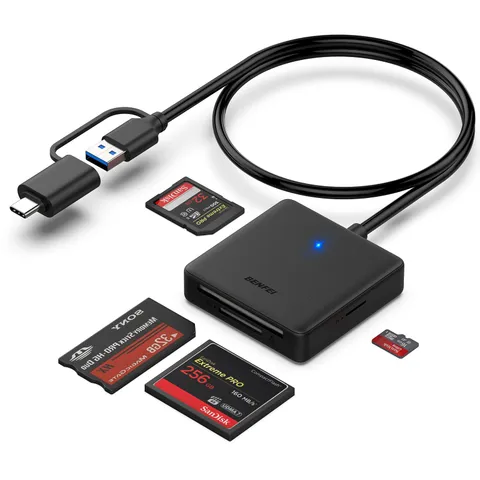 KAARTLEZER BENFEI 4-IN-1 USB-C/USB-A