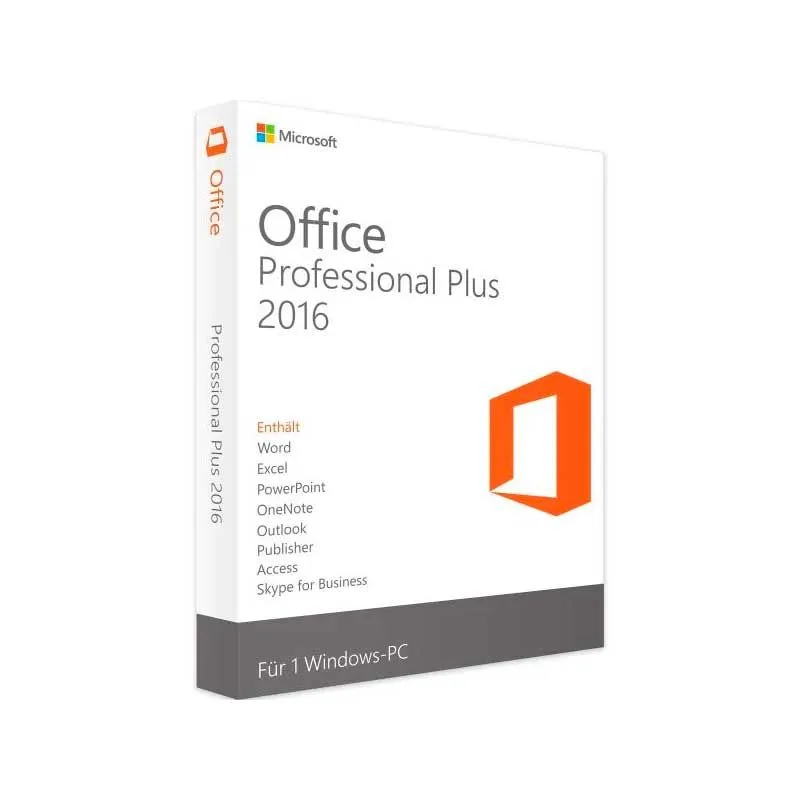 MICROSOFT OFFICE 2016 PRO PLUS MAC (DIGITALE SLEUTEL)