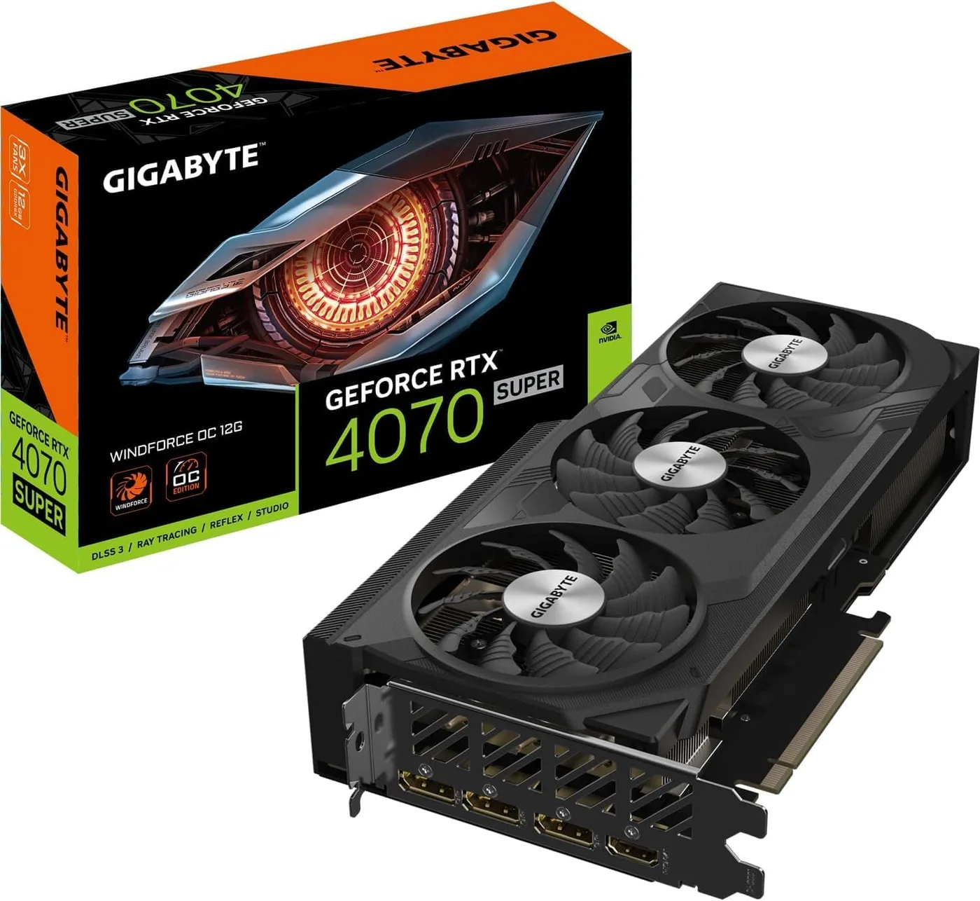 NVIDIA GEFORCE RTX 4070 GIGABYTE WINDFORCE SUPER OC 12GB