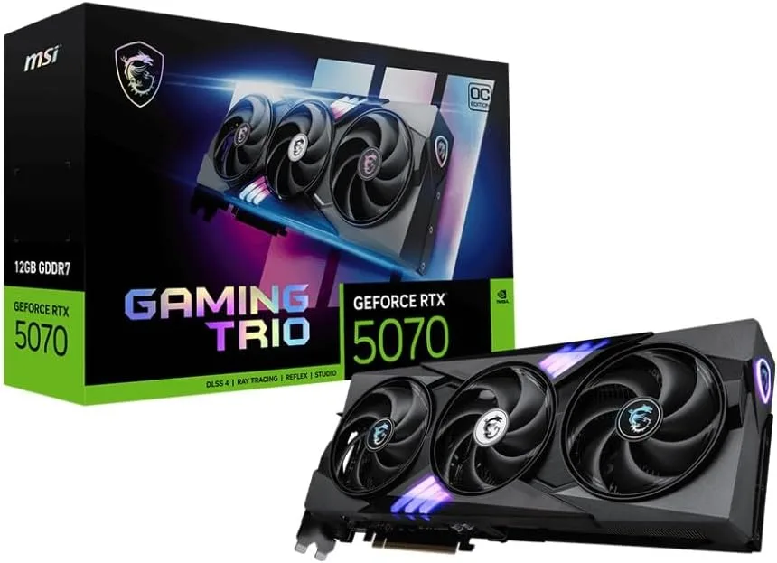 NVIDIA GEFORCE RTX 5070 MSI GAMING X TRIO OC 12GB