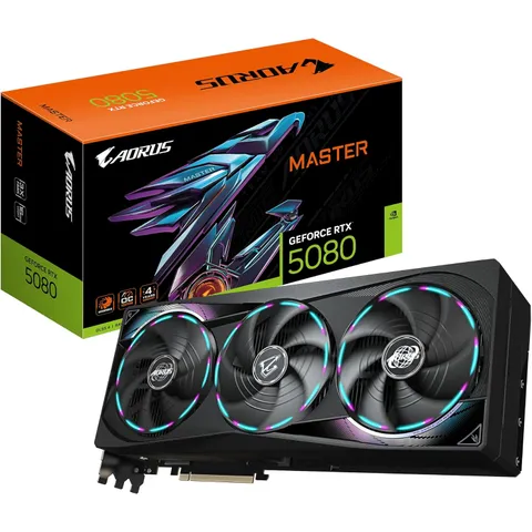 NVIDIA GEFORCE RTX 5080 GIGABYTE AORUS MASTER OC 16GB