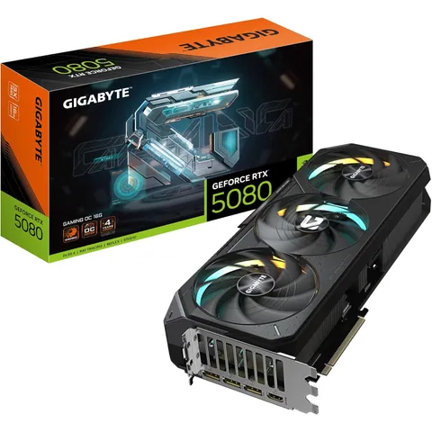 NVIDIA GEFORCE RTX 5080 GIGABYTE GAMING X OC 16GB