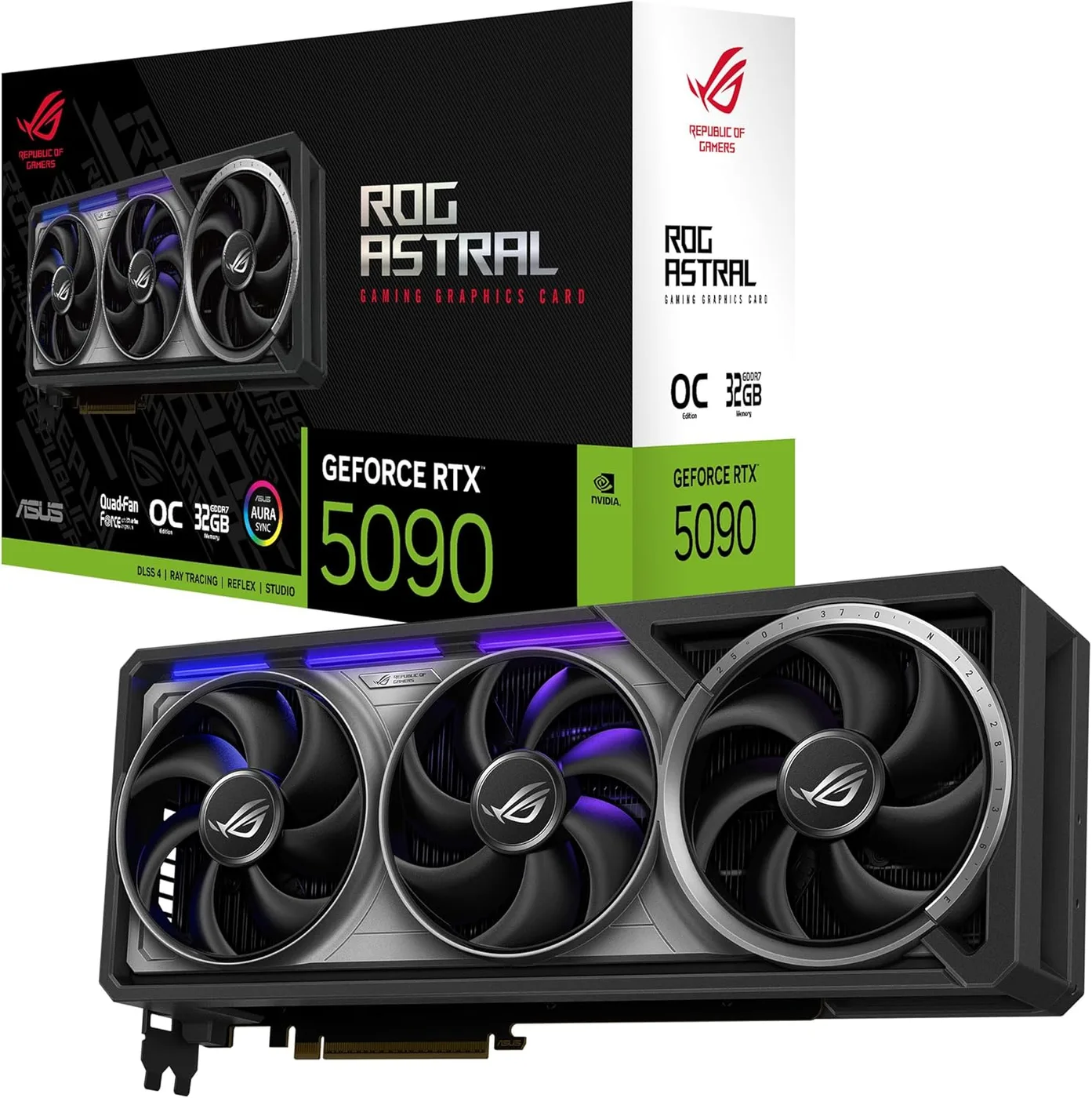 NVIDIA GEFORCE RTX 5090 ASUS ROG ASTRAL OC 32GB