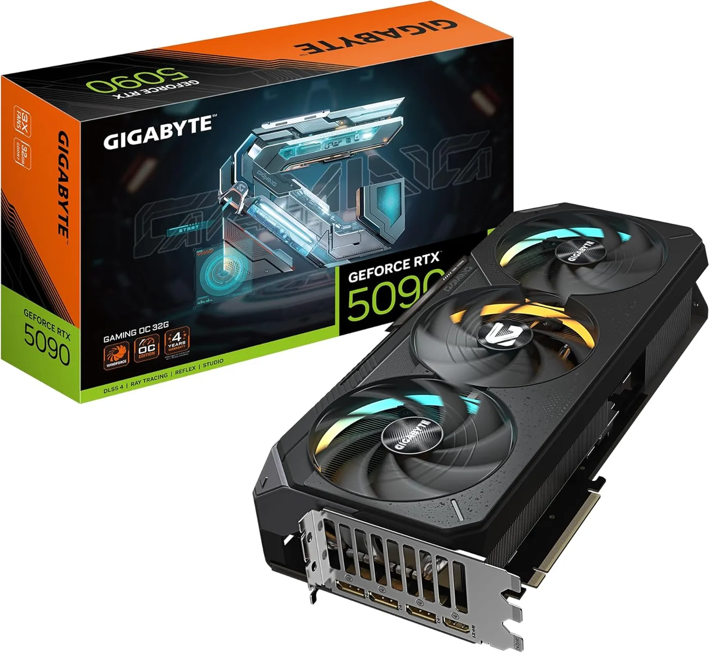 NVIDIA GEFORCE RTX 5090 GIGABYTE GAMING OC 32GB