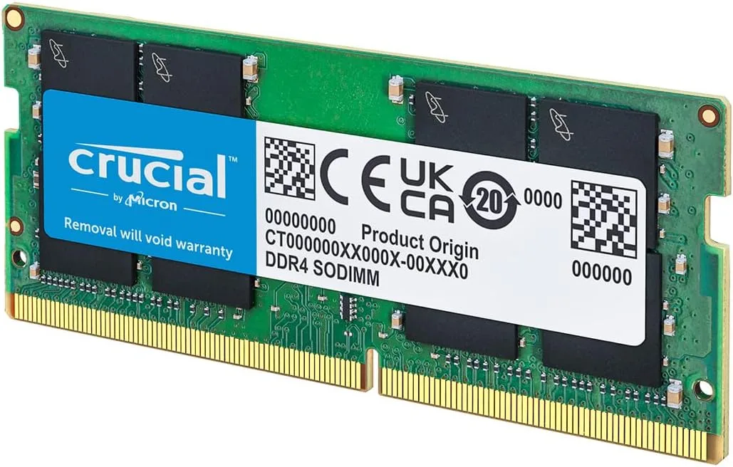 SO-DIMM DDR4 1X32GB 3200MHZ CL22 CRUCIAL (CT32G4SFD832A)