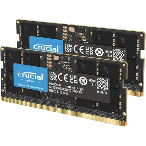SO-DIMM DDR5 2X16GB 4800MHZ CL40 CRUCIAL (CT2K16G48C40S5)