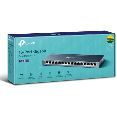 SWITCH TP-LINK 16 POORTEN GIGABIT TL-SG116