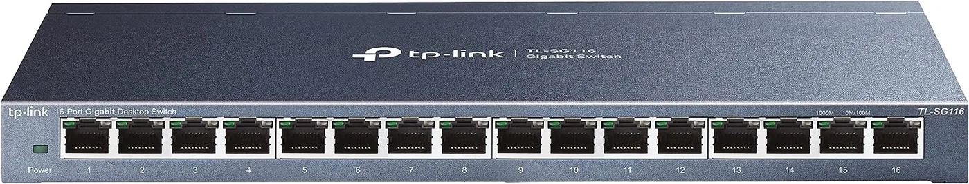 SWITCH TP-LINK 16 POORTEN GIGABIT TL-SG116 — beeld 2
