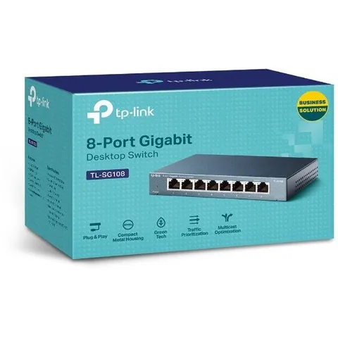SWITCH TP-LINK 8 POORTEN GIGABIT TL-SG108