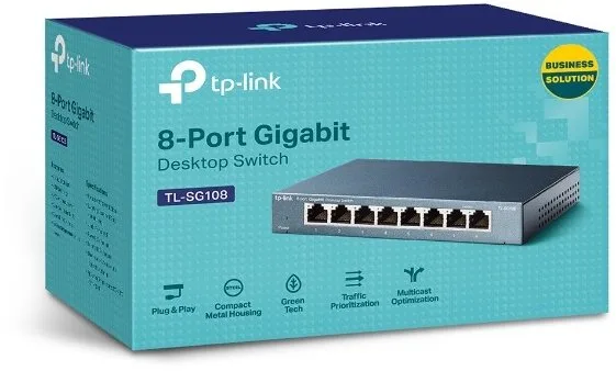 SWITCH TP-LINK 8 POORTEN GIGABIT TL-SG108