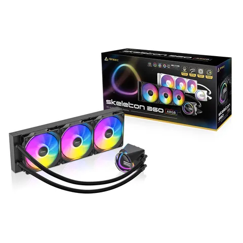 WATERKOELING ANTEC SKELETON 360 ARGB (BLACK)