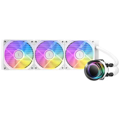 WATERCOOLING VORTEX LUM 360 ARGB WHITE — beeld 4