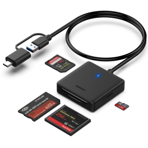 LECTEUR DE CARTES BENFEI 4-EN-1 USB-C/USB-A