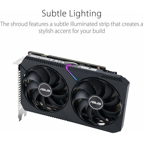 NVIDIA GEFORCE RTX 3050 ASUS DUAL V2 OC 8GB – Image 3