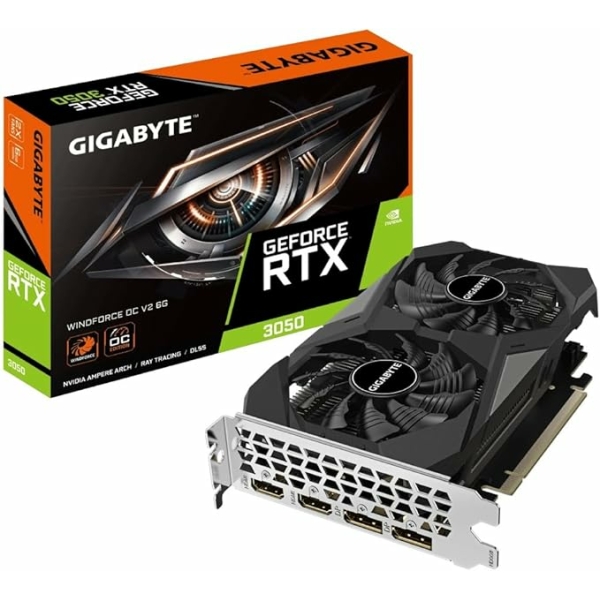 NVIDIA GEFORCE RTX 3050 GIGABYTE WINDFORCE V2 OC 6GB